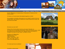 Tablet Screenshot of ferienland-baur.de